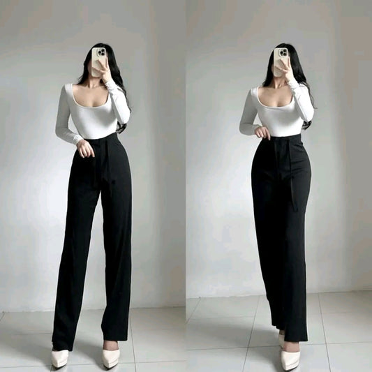 Knitted harper pants