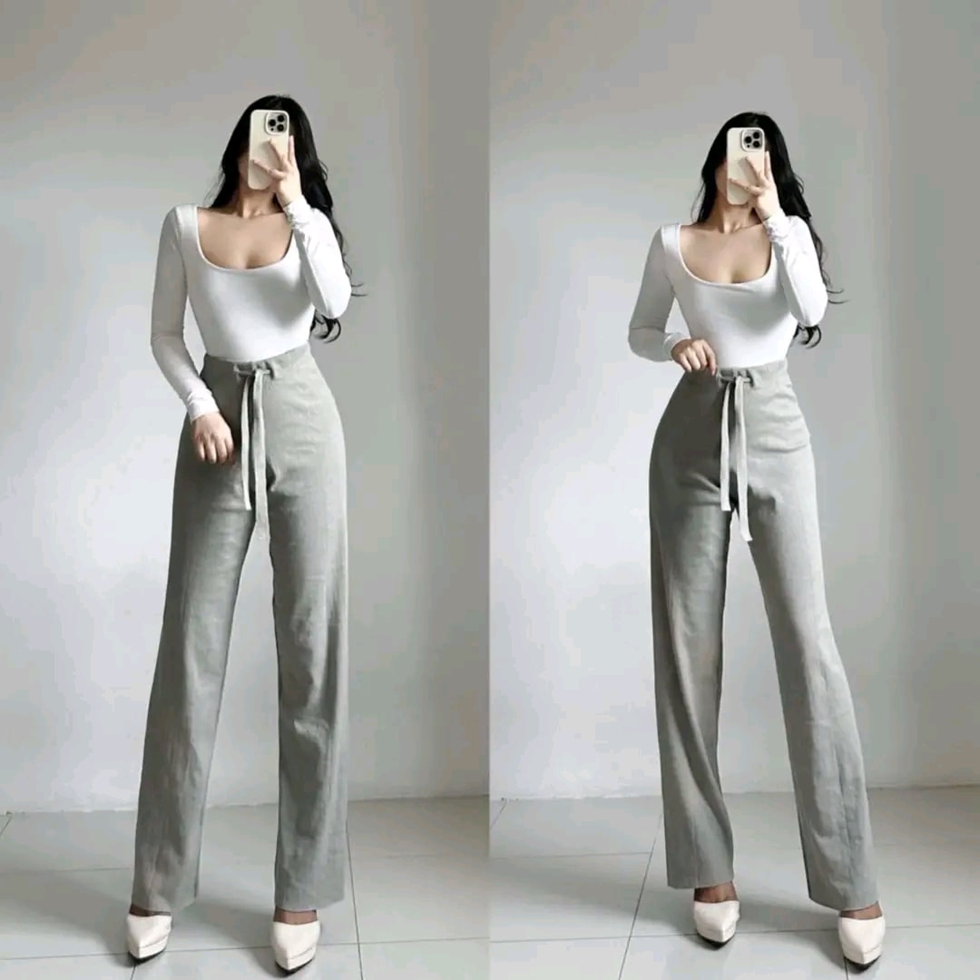 Knitted harper pants