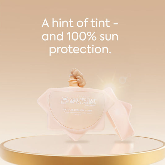 HIKARI SKIN Premium SUN PERFECT Tinted Sunscreen SPF 50 Facial Sunscreen Sun Protection Ultrafresh