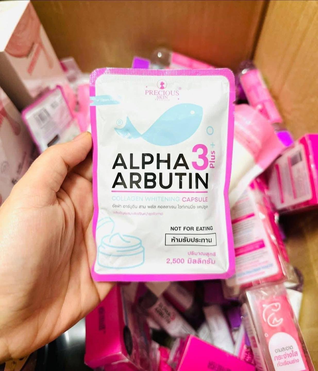 ALPHA ARBUTIN PLUS WHITENING CAPSULE WITH COLLAGE GLUTATHIONE AND VITAMIN C