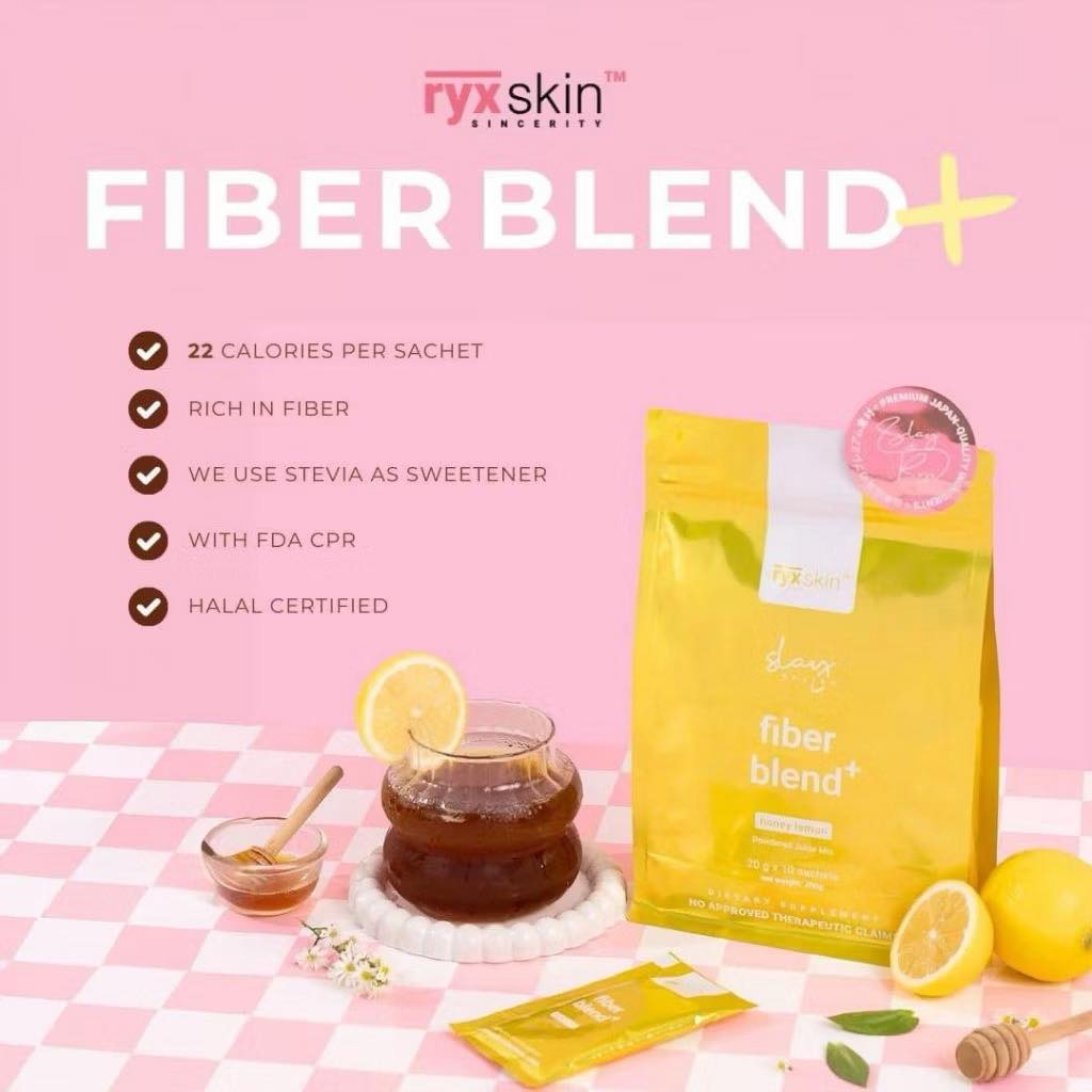 RyxSkin Drinks Fiber Blend Detox – Honey Lemon with Fiber, Aloe, Chia Seeds, Ginger & Green Tea 4.9 604 ratings 4K+ Sold