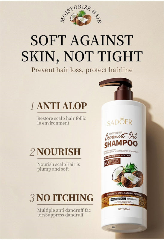 BUY 1 TAKE 1 Collagen Hair Mask Treatment And Coconut Oil Shampoo For Deep Nourishment And Shine Enhancement