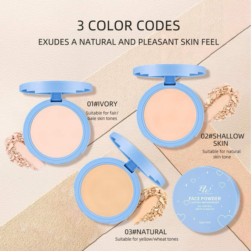 DW Face Powder Matte Flawless Lasting Oil Control Lightweight