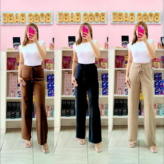 Knitted harper pants