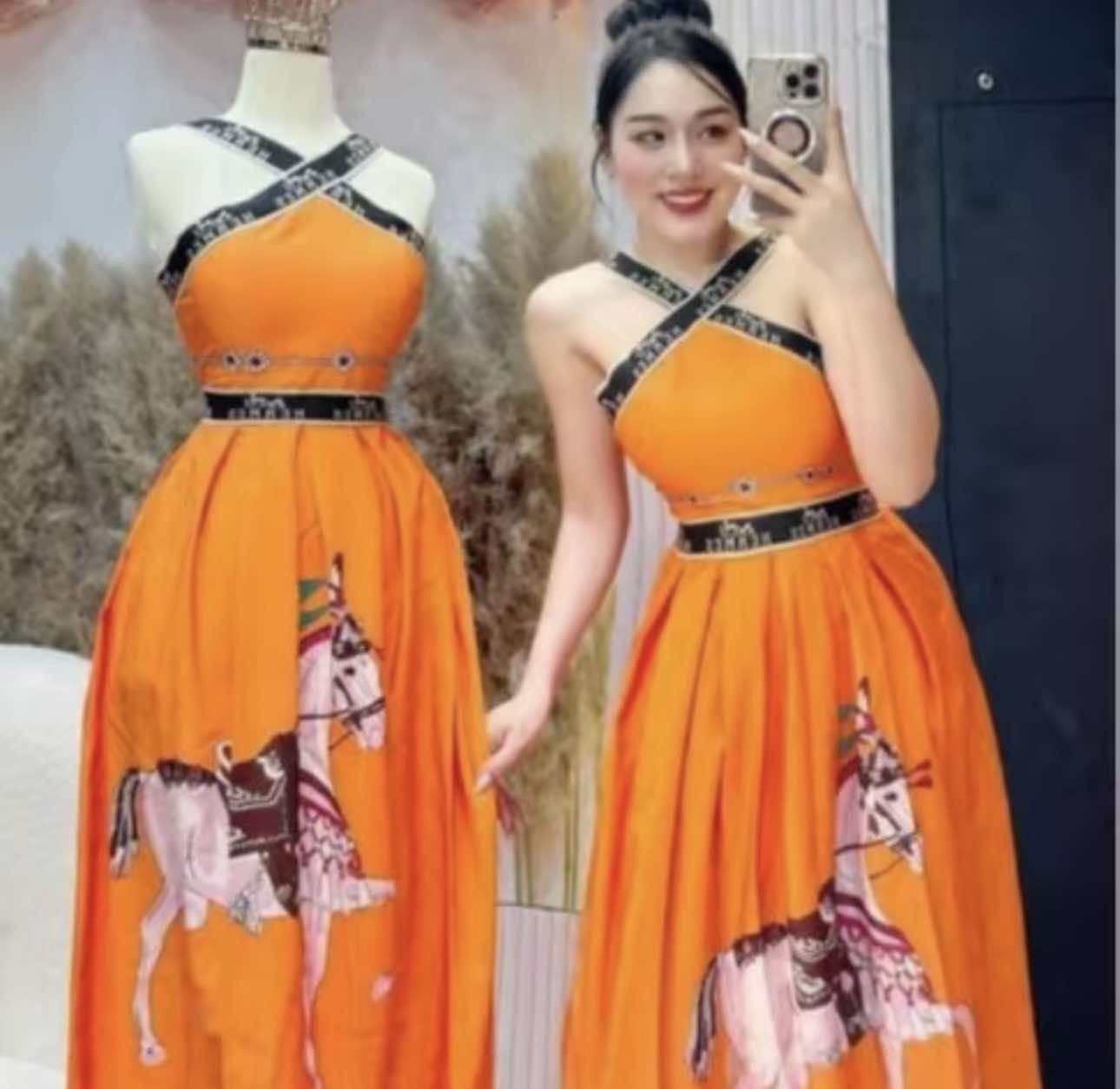 TH padded dress