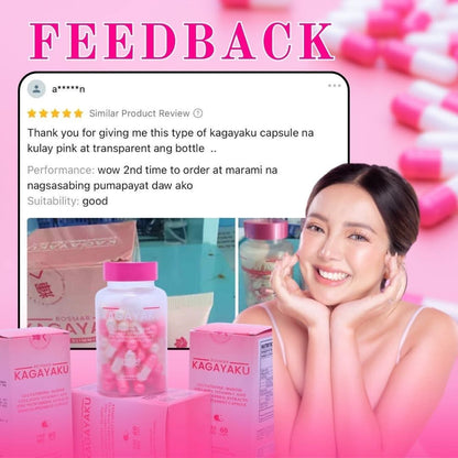 ROSMAR Kagayaku Capsule (GLUTATHIONE + COLLAGEN + ORAL SUNBLOCK + SLIMMING)