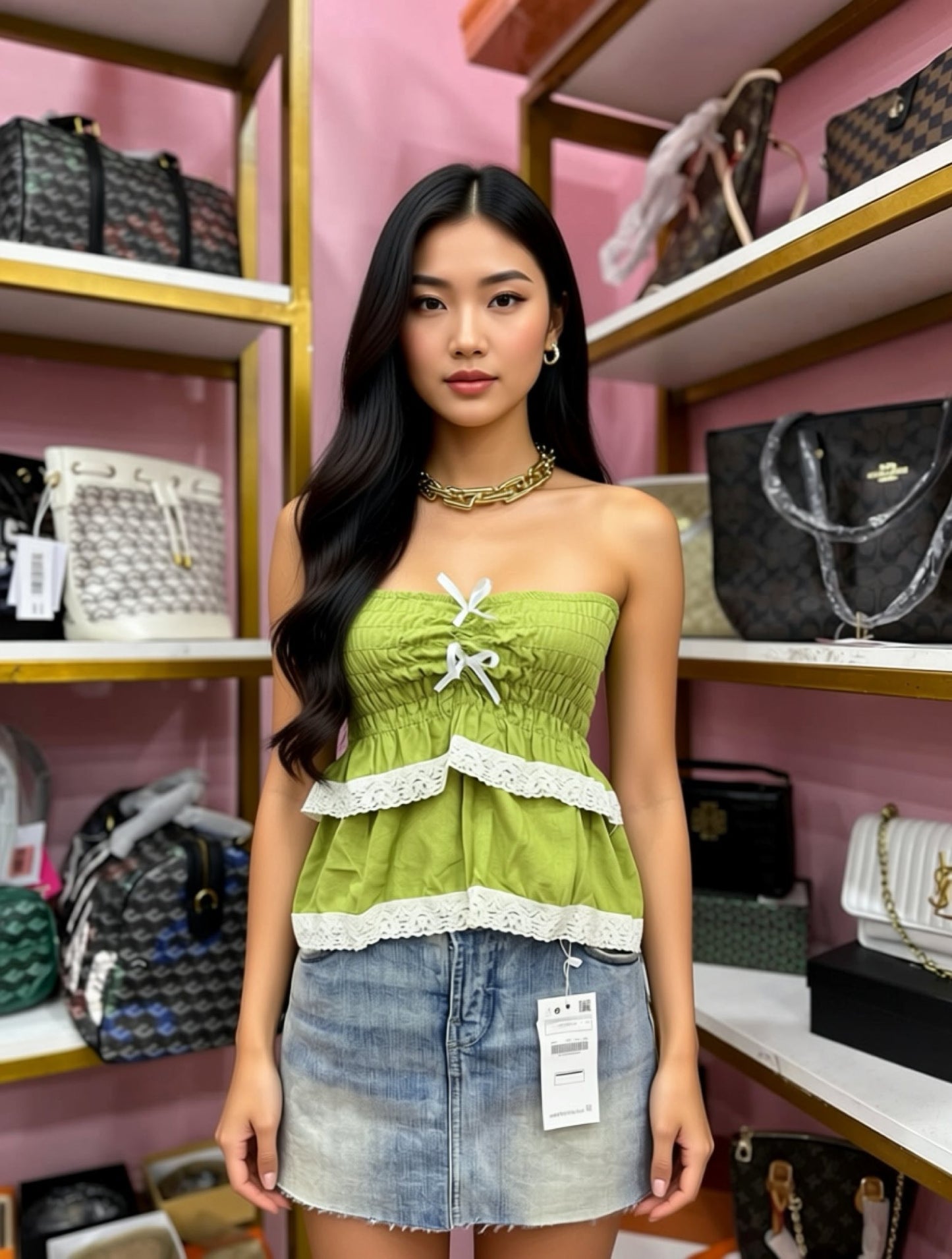 ROSE TUBE TOP | CASUAL | SUMMER TOP FREESIZE