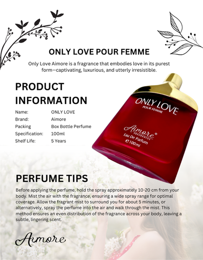 Aimore Only Love Pour Femme (100ml) For Women