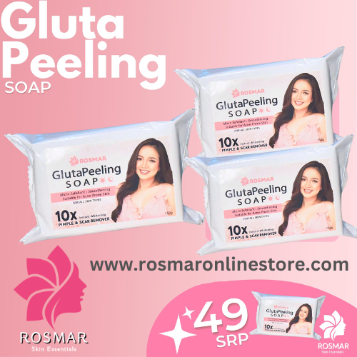 Rosmar Gluta Peeling Soap | 3 PCS FOR 100 PESOS