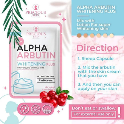 ALPHA ARBUTIN PLUS WHITENING CAPSULE WITH COLLAGE GLUTATHIONE AND VITAMIN C