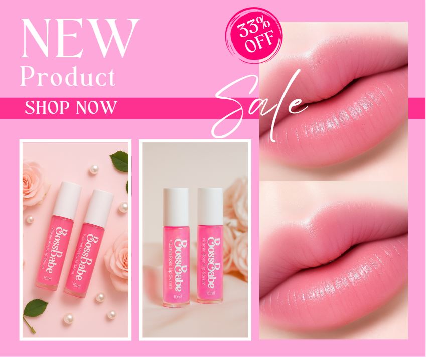 BossBabe Vitamin Rose Lip Serum 10ml
